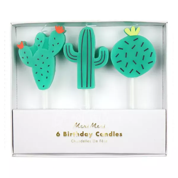 Свечи в форме кактусов