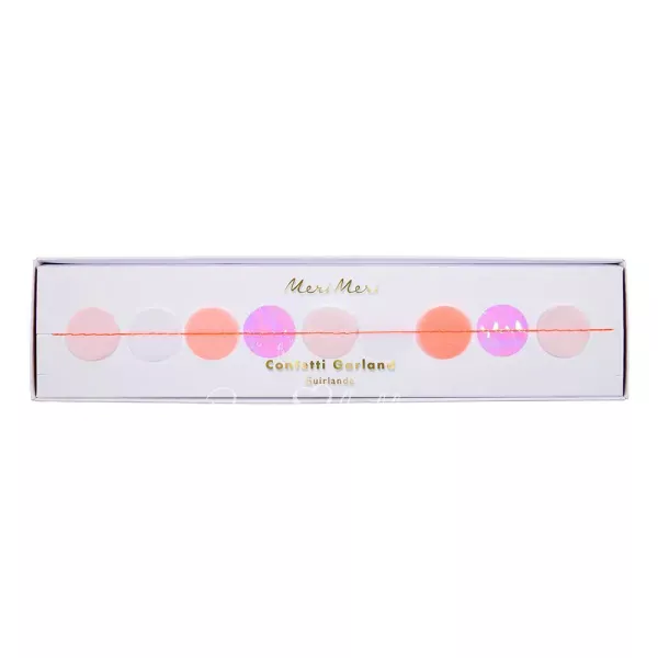 Iridescent Confetti Garland