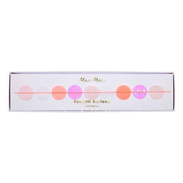 Iridescent Confetti Garland