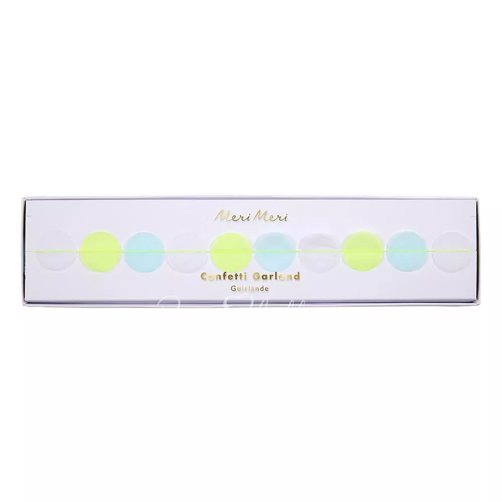 Neon Confetti Garland