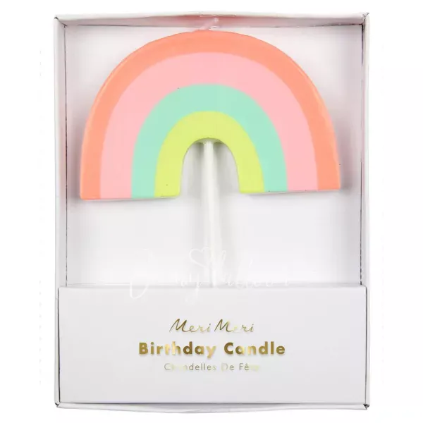 Свеча в форме Радуги