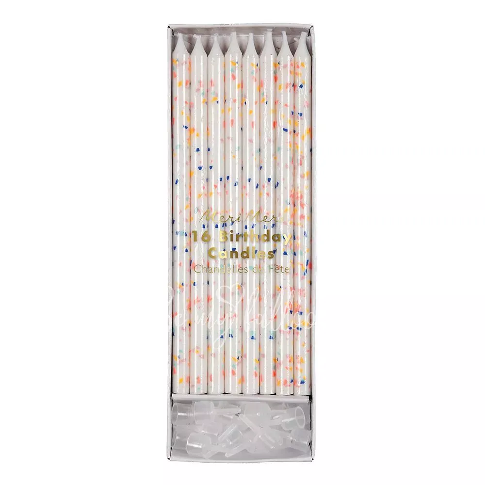 Свечи разноцветные длинные