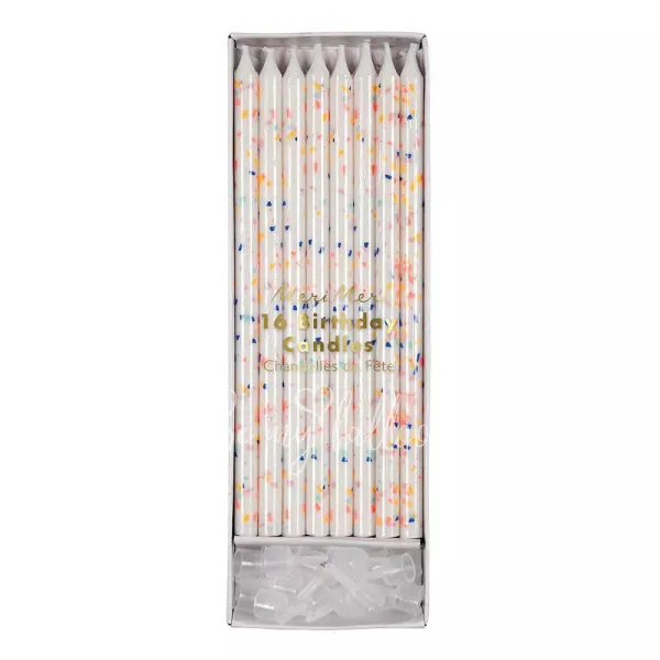 Свечи разноцветные длинные