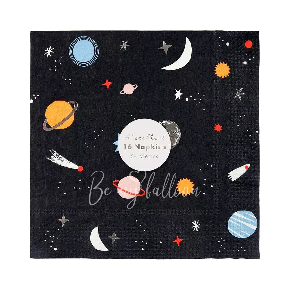 Салфетки для вечеринки To The Moon (большие)