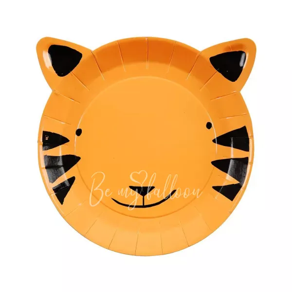 Тарелки для вечеринки Go Wild Тигр (маленькие)