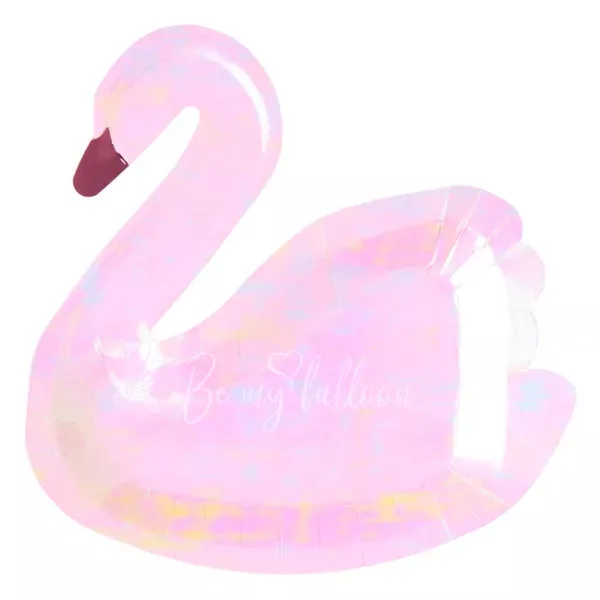 Тарелки для вечеринки Лебедь