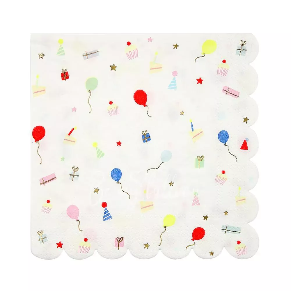 Салфетки для вечеринки Веселая Вечеринка иконки (большие)