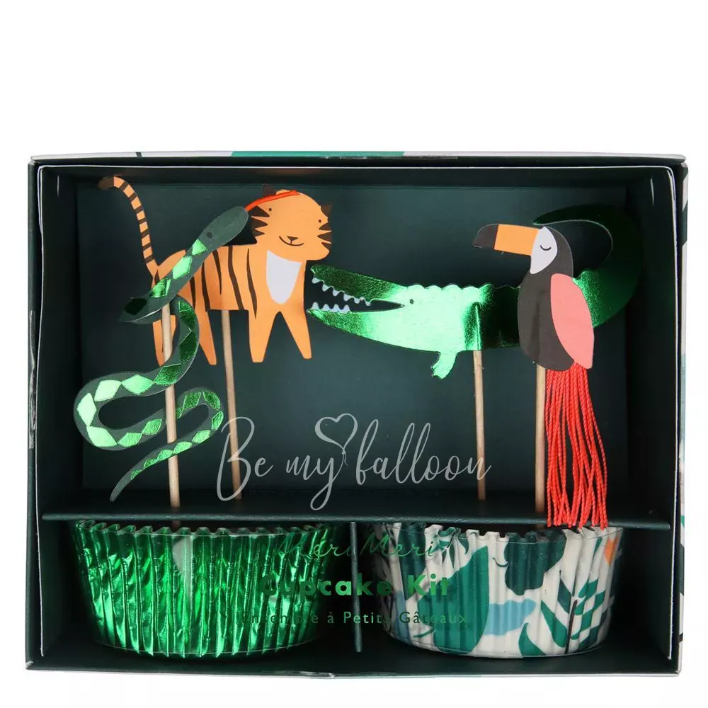 مجموعة كب كيك الأدغال البرية