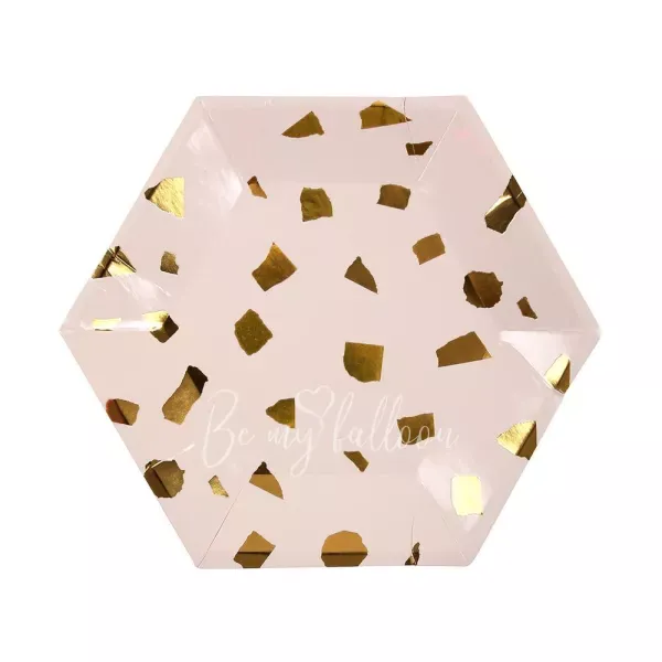 Тарелки для вечеринки Terrazzo Blush (маленькие)