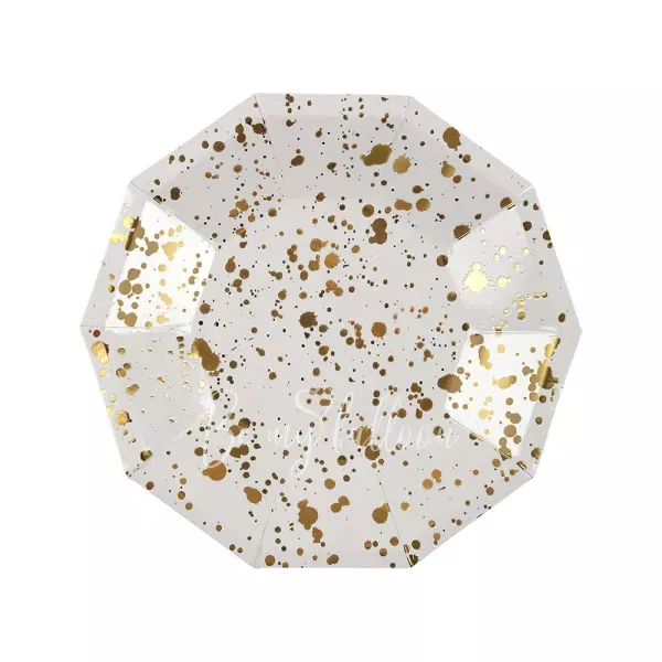 Gold Spatter Plates (small)