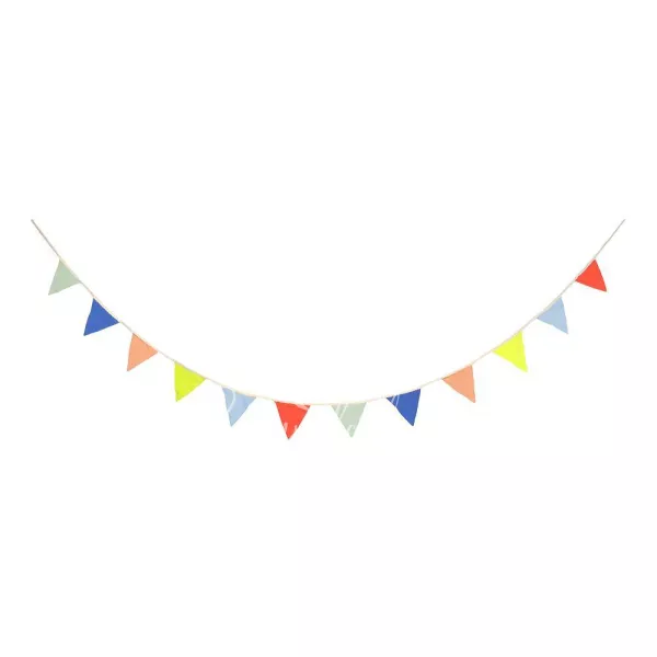 Multicolor Knitted Flag Garland