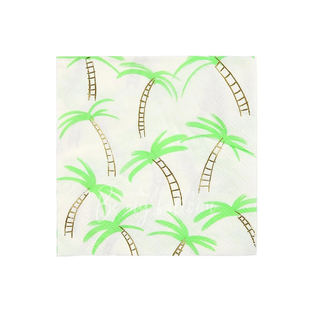 Салфетки для вечеринки Palm Trees (маленькие)