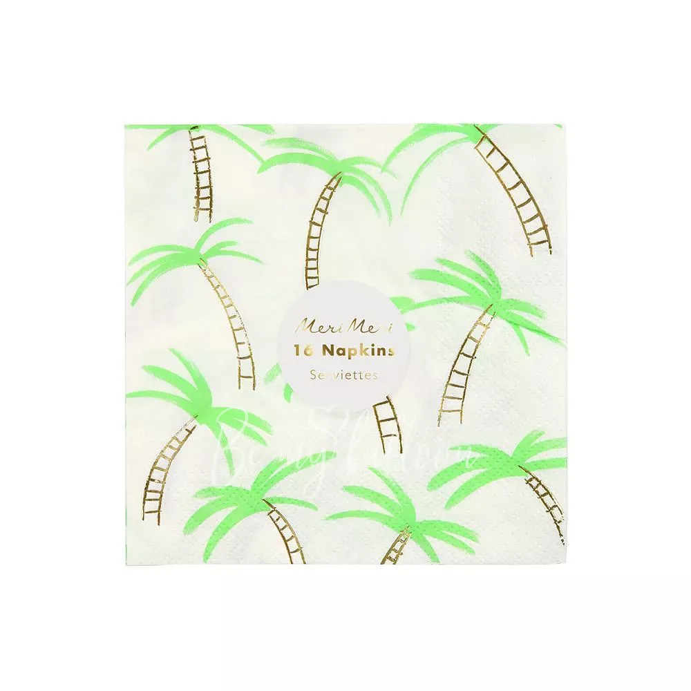 Салфетки для вечеринки Palm Trees (маленькие)