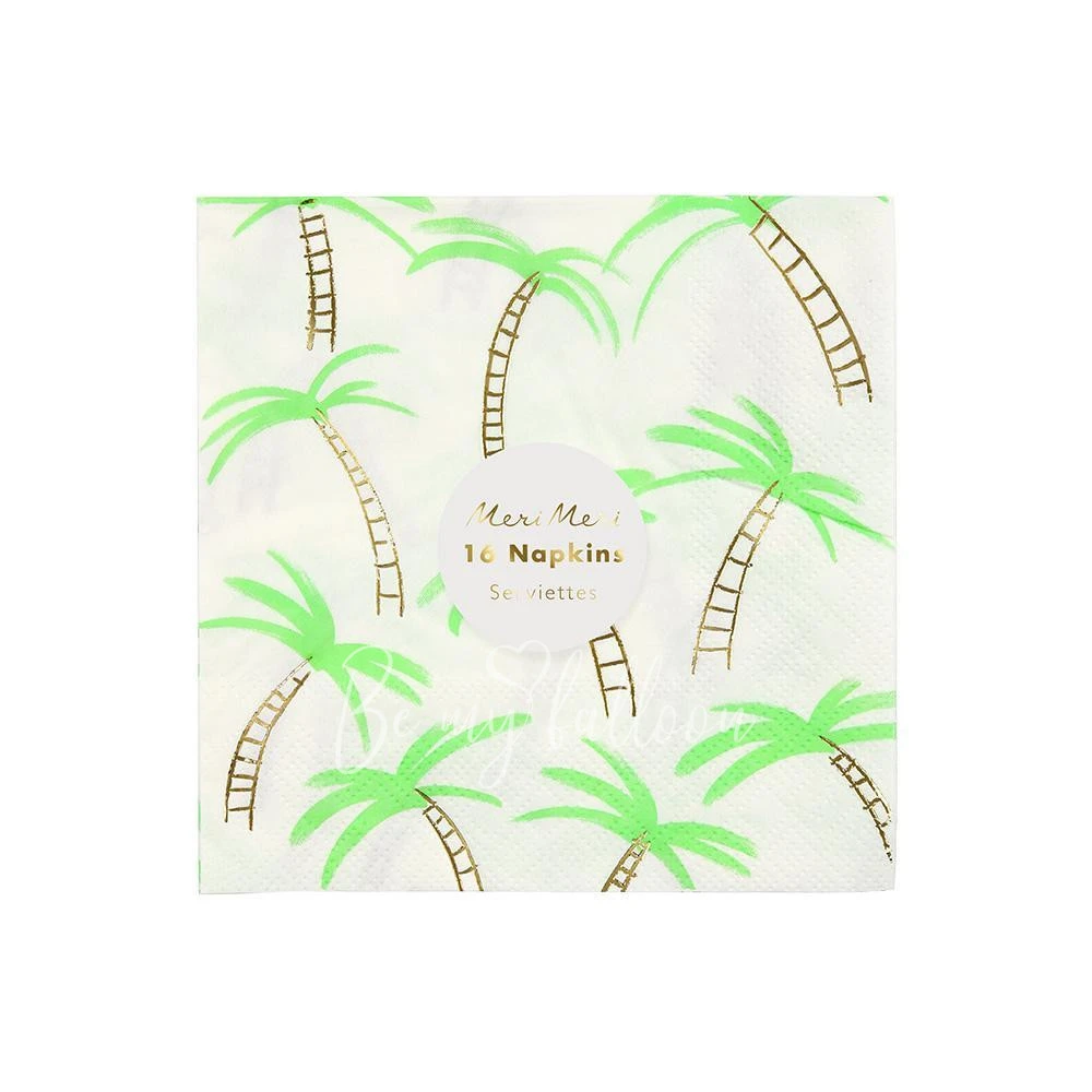 Салфетки для вечеринки Palm Trees (маленькие)