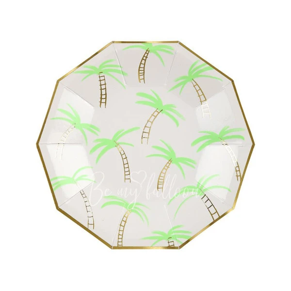 Palm Trees Plates (small)