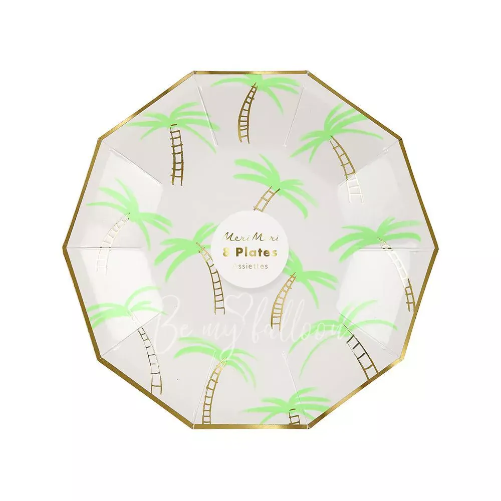 Palm Trees Plates (small)