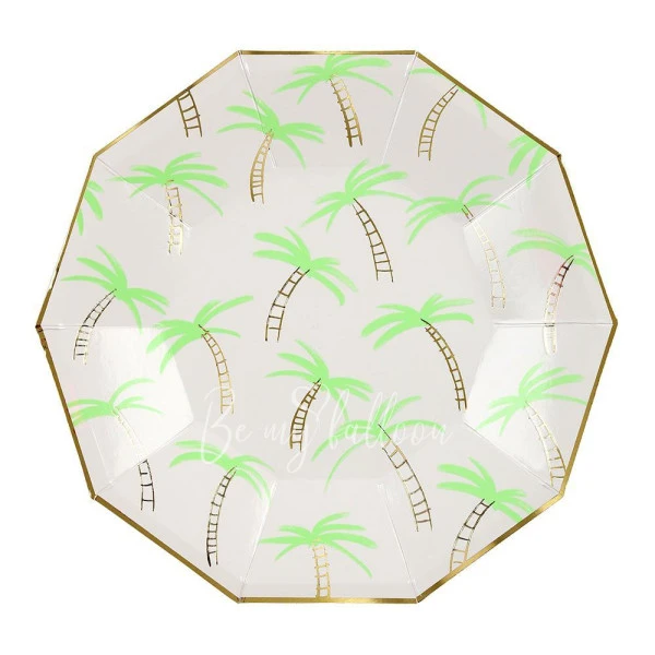 Palm Trees Plates (large)
