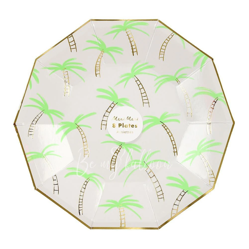 Palm Trees Plates (large)