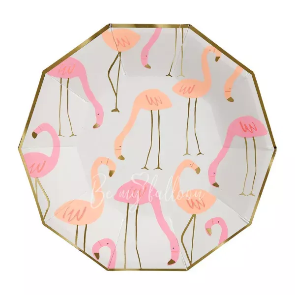 Flamingo Plates (large)