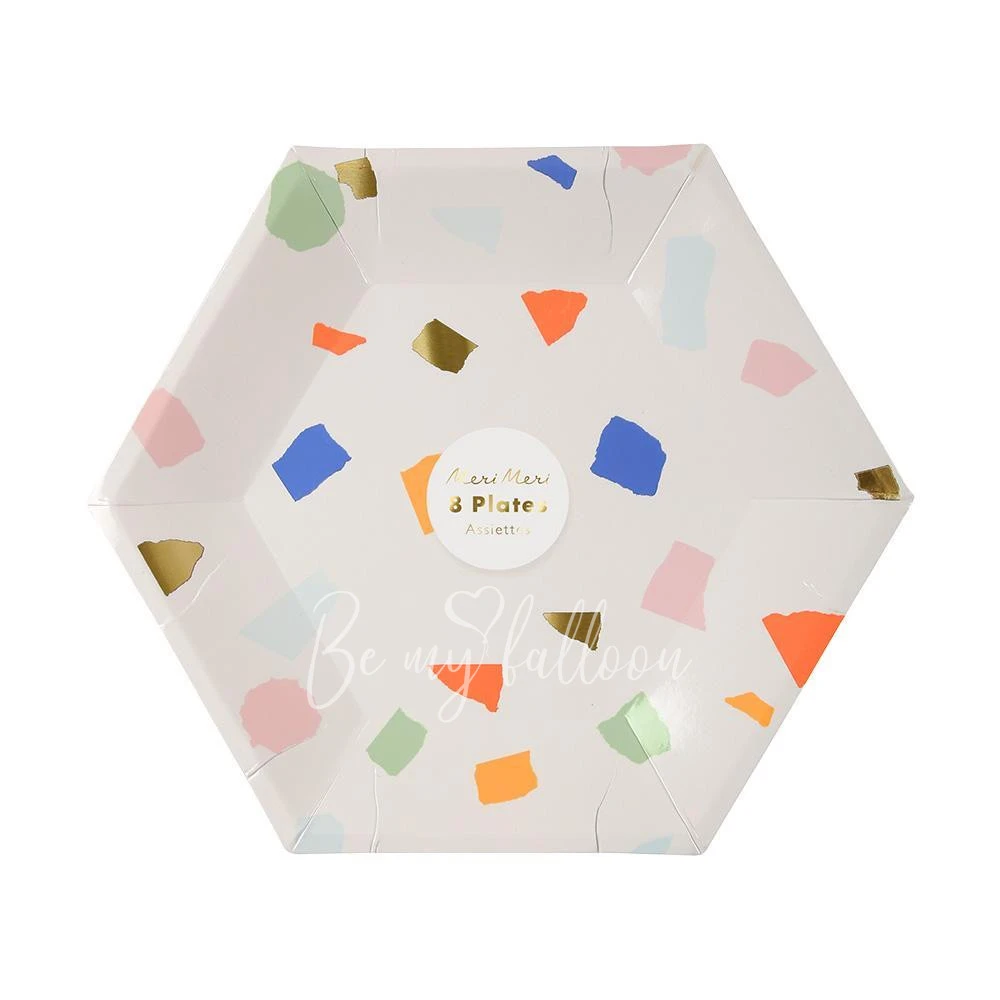 Bright Terrazzo Plates (small)