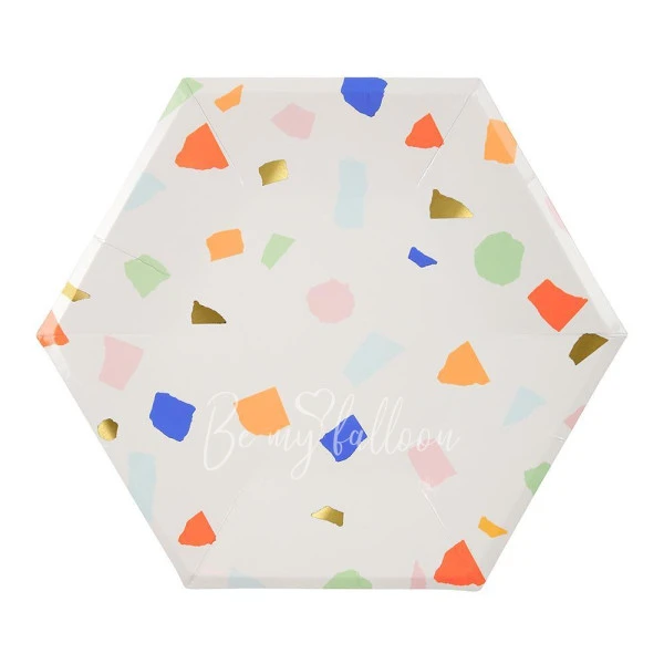 Bright Terrazzo Plates (large)