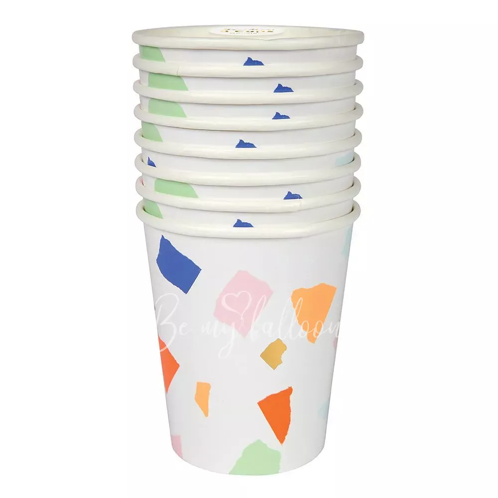 Bright Terrazzo Cups