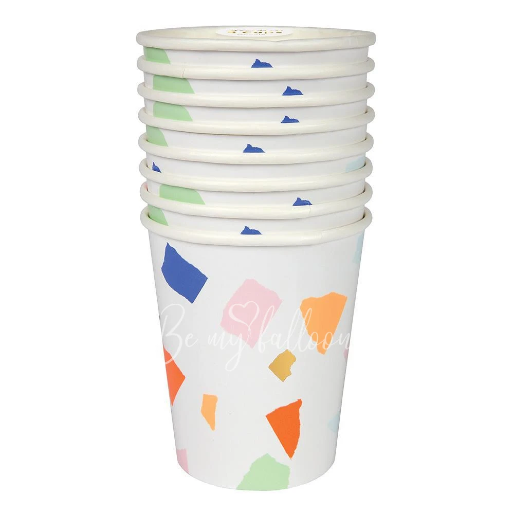 Bright Terrazzo Cups