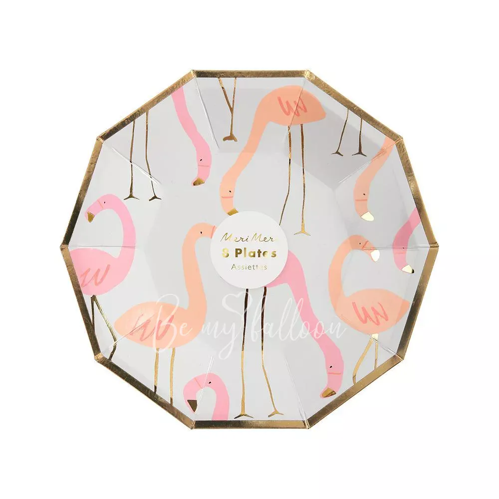 Flamingo Plates (small)
