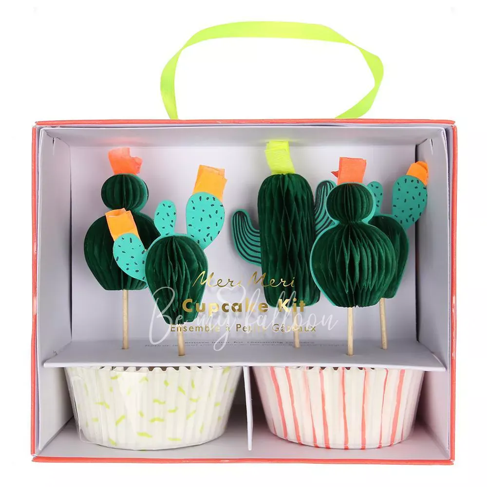 Набор для украшения капкейков Кактус