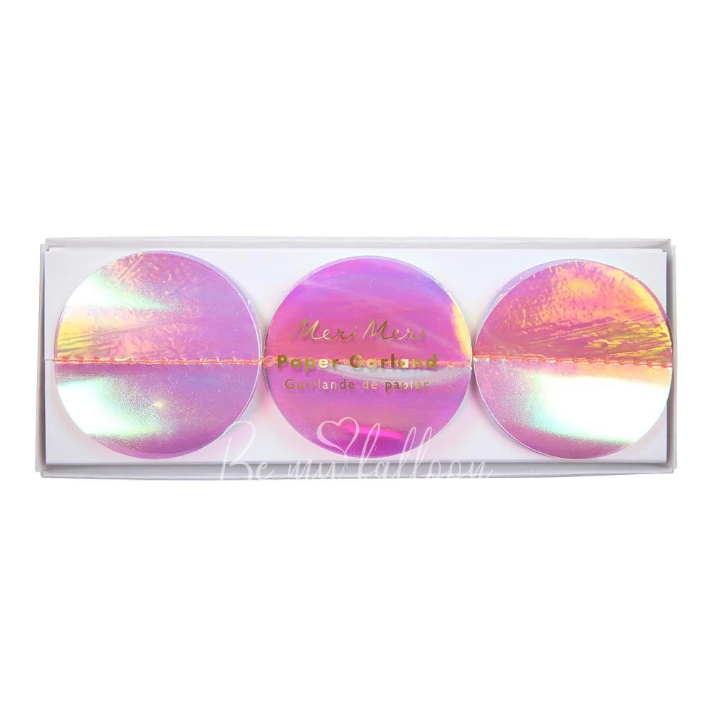 Iridescent Paper Garlands