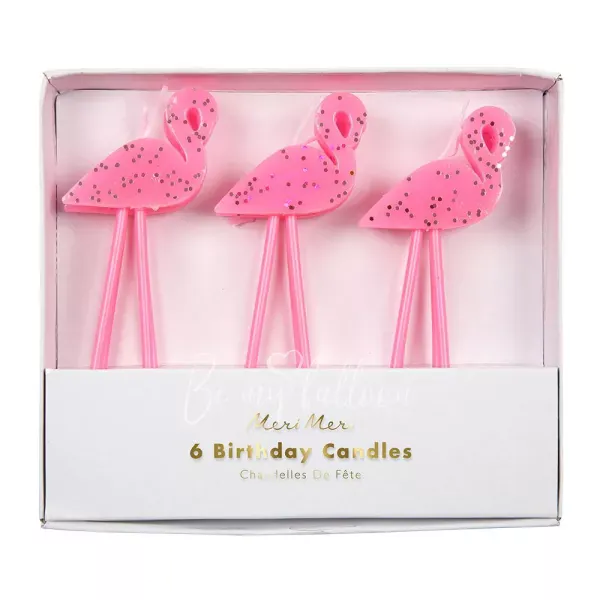 Свечи в форме фламинго