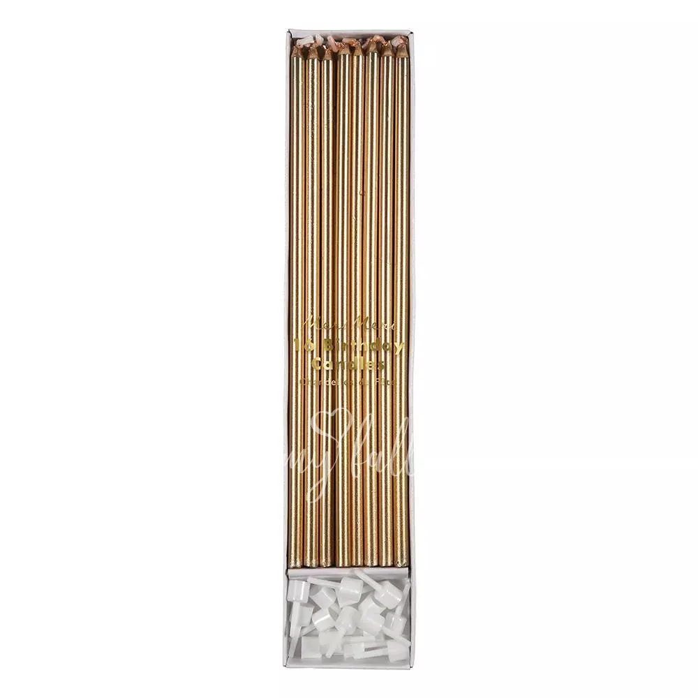 Gold Long Candles