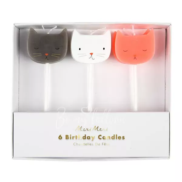 3 Cat Candles