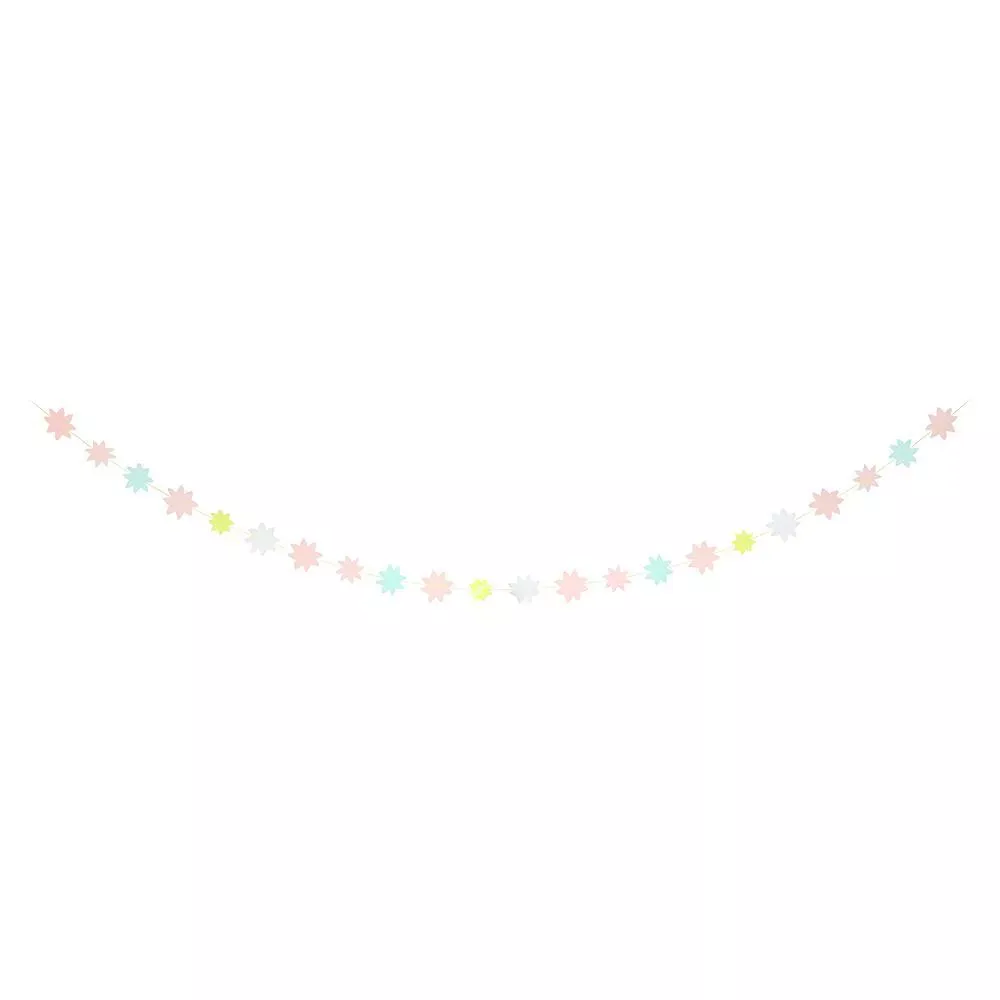 Fabric Floral Garland