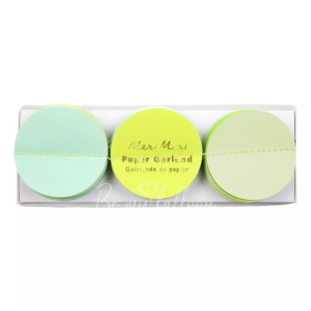 Mint Paper Sphere Garlands