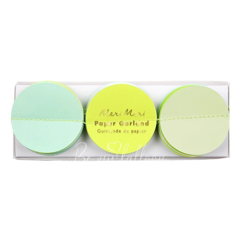 Mint Paper Sphere Garlands