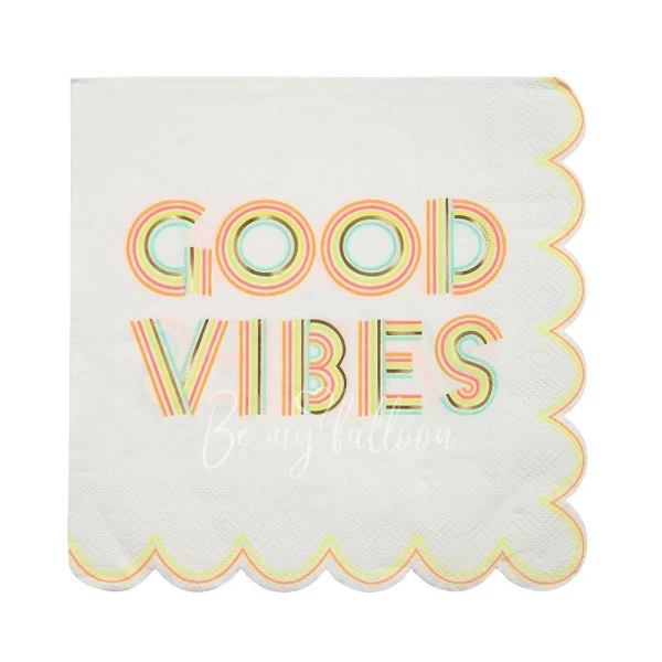 Good Vibes Napkins (large)
