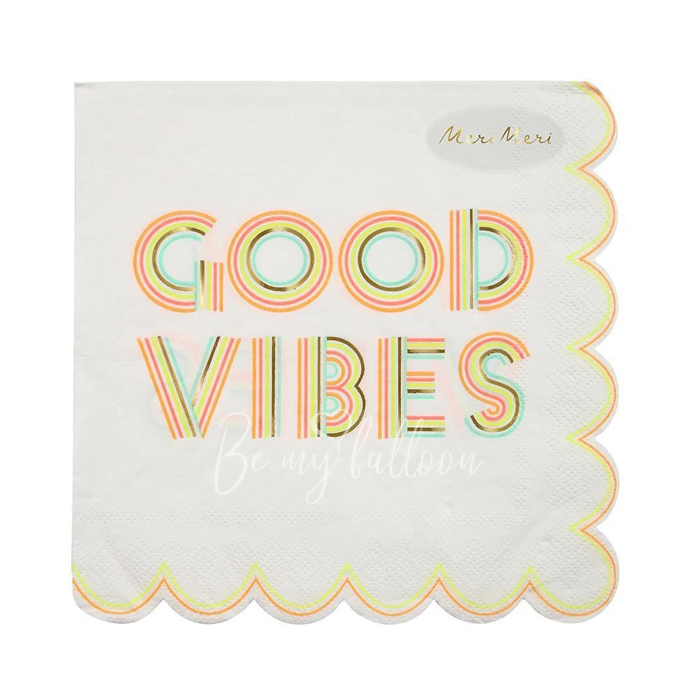 Good Vibes Napkins (large)