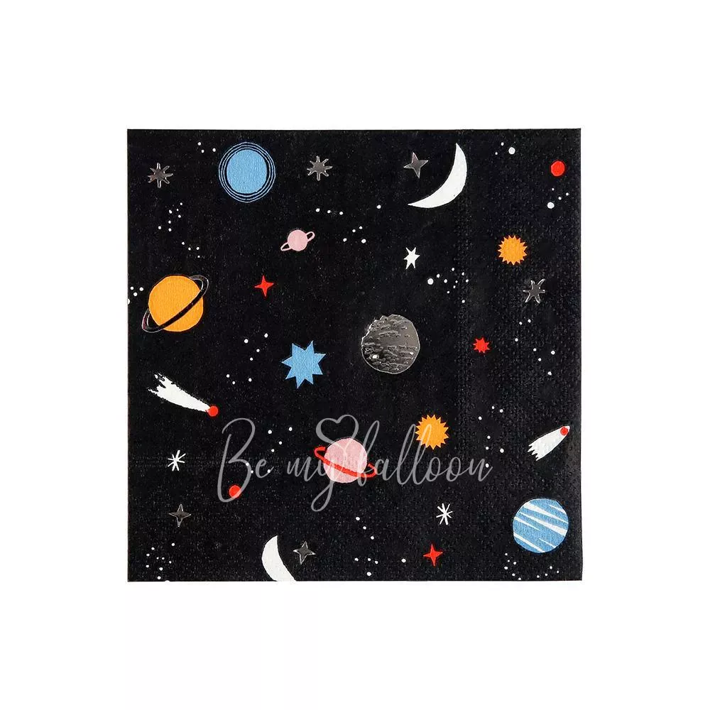 Салфетки для вечеринки To The Moon (маленькие)