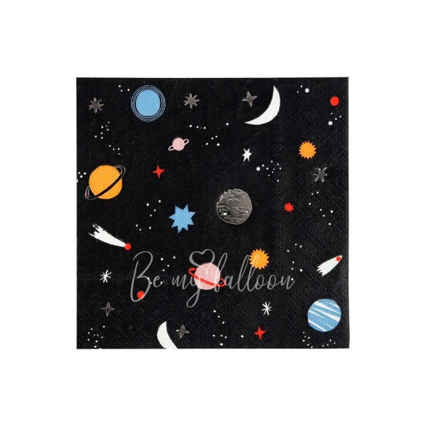 Салфетки для вечеринки To The Moon (маленькие)