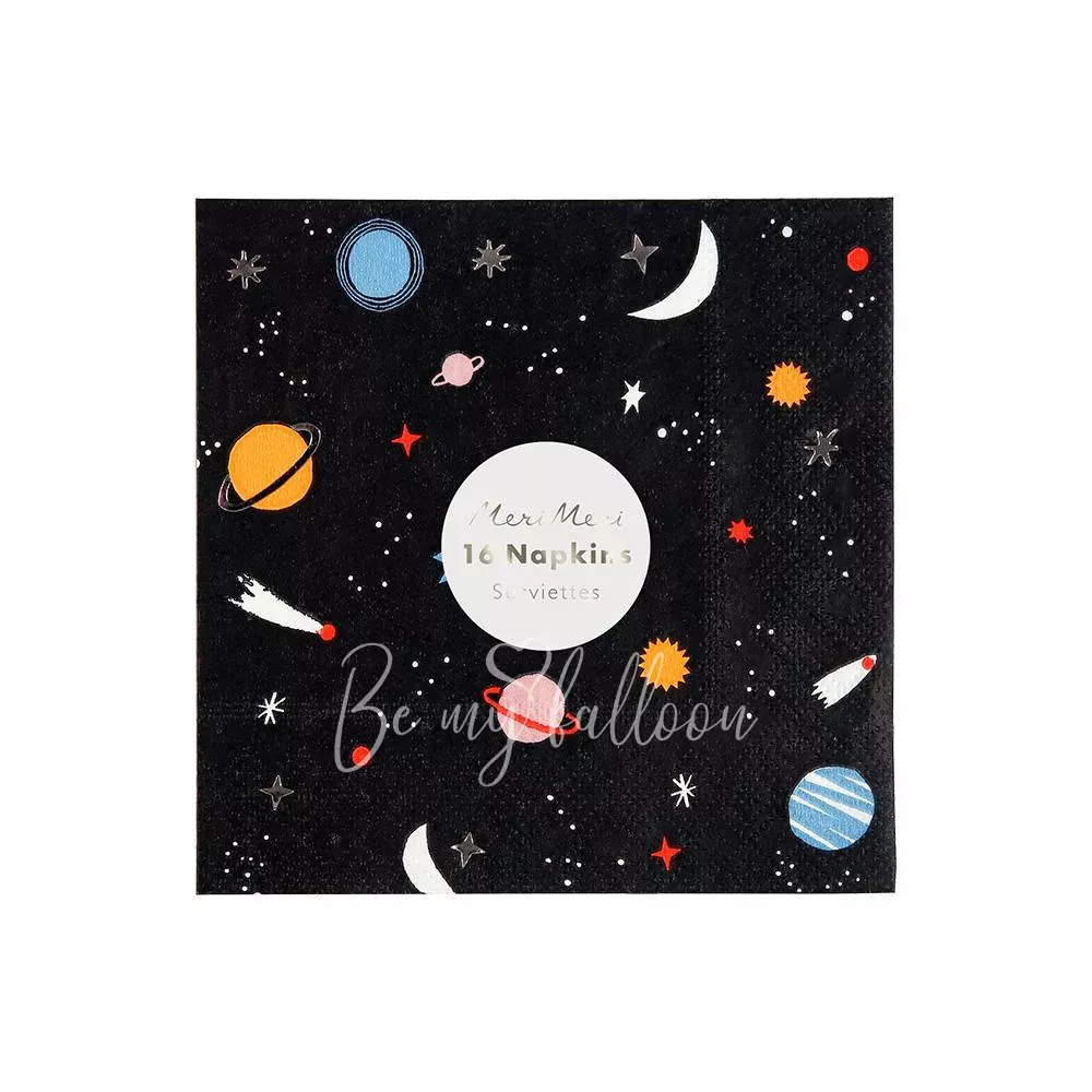 Салфетки для вечеринки To The Moon (маленькие)