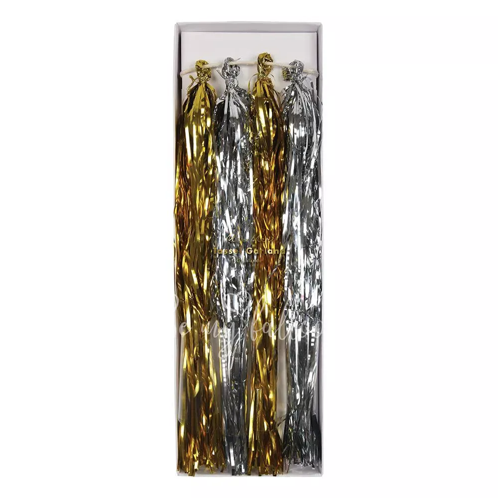 Gold & Silver Tassel Garland