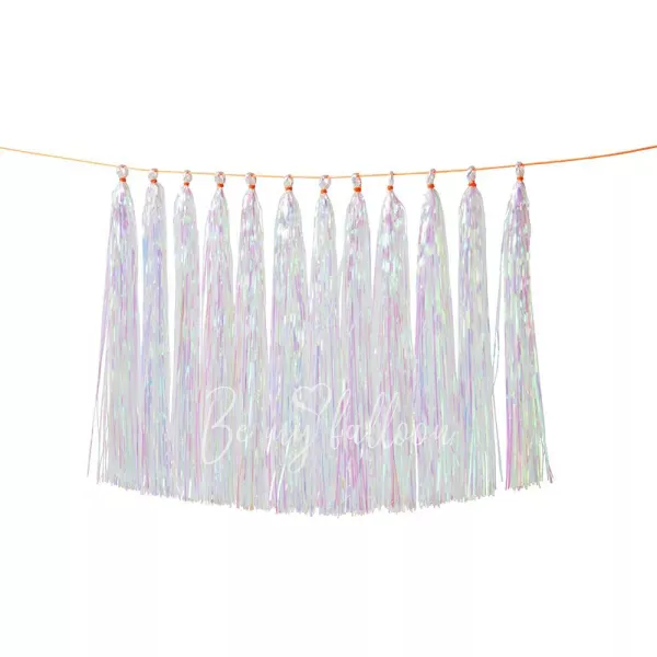 Iridescent Tassel Garland