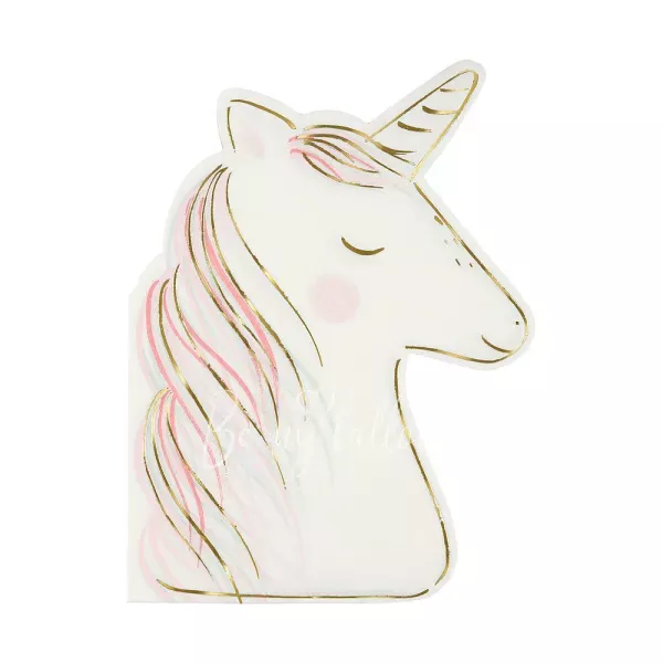 Салфетки для вечеринки Единорог (маленькие)