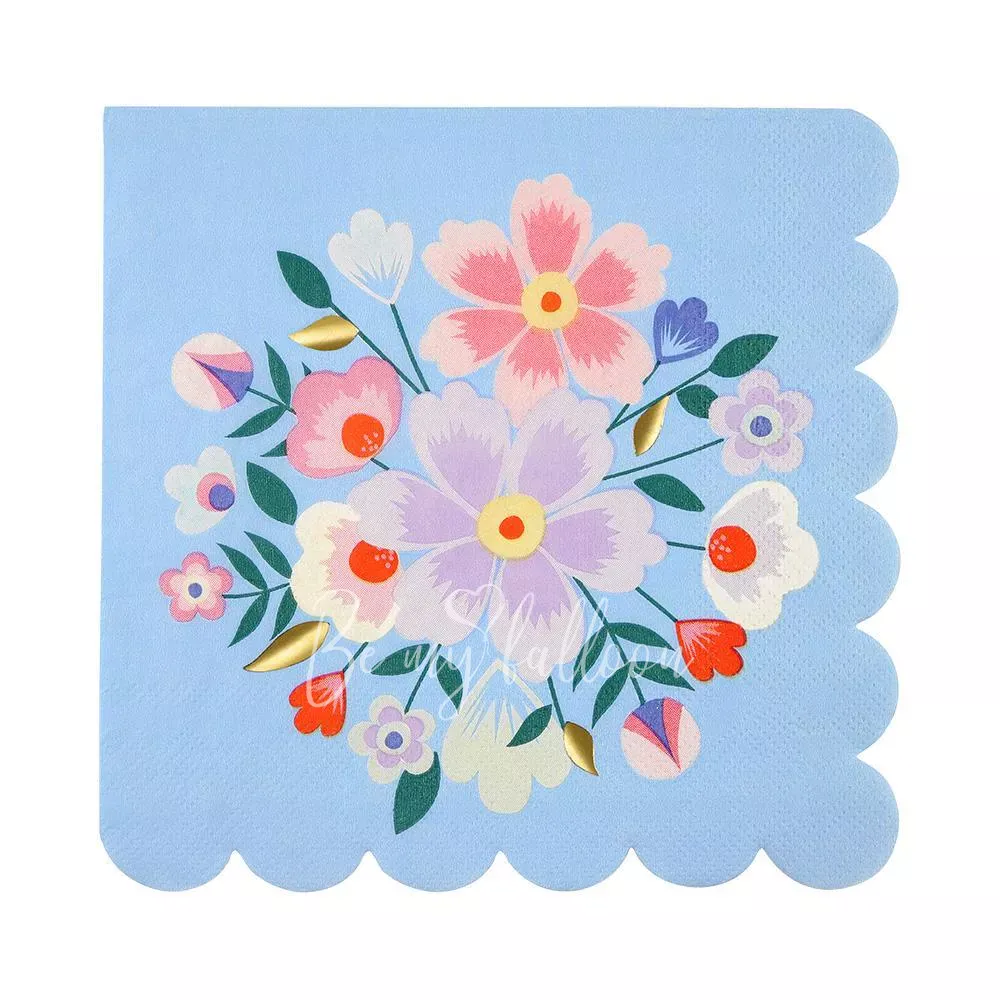 Bright Floral Napkins (large)