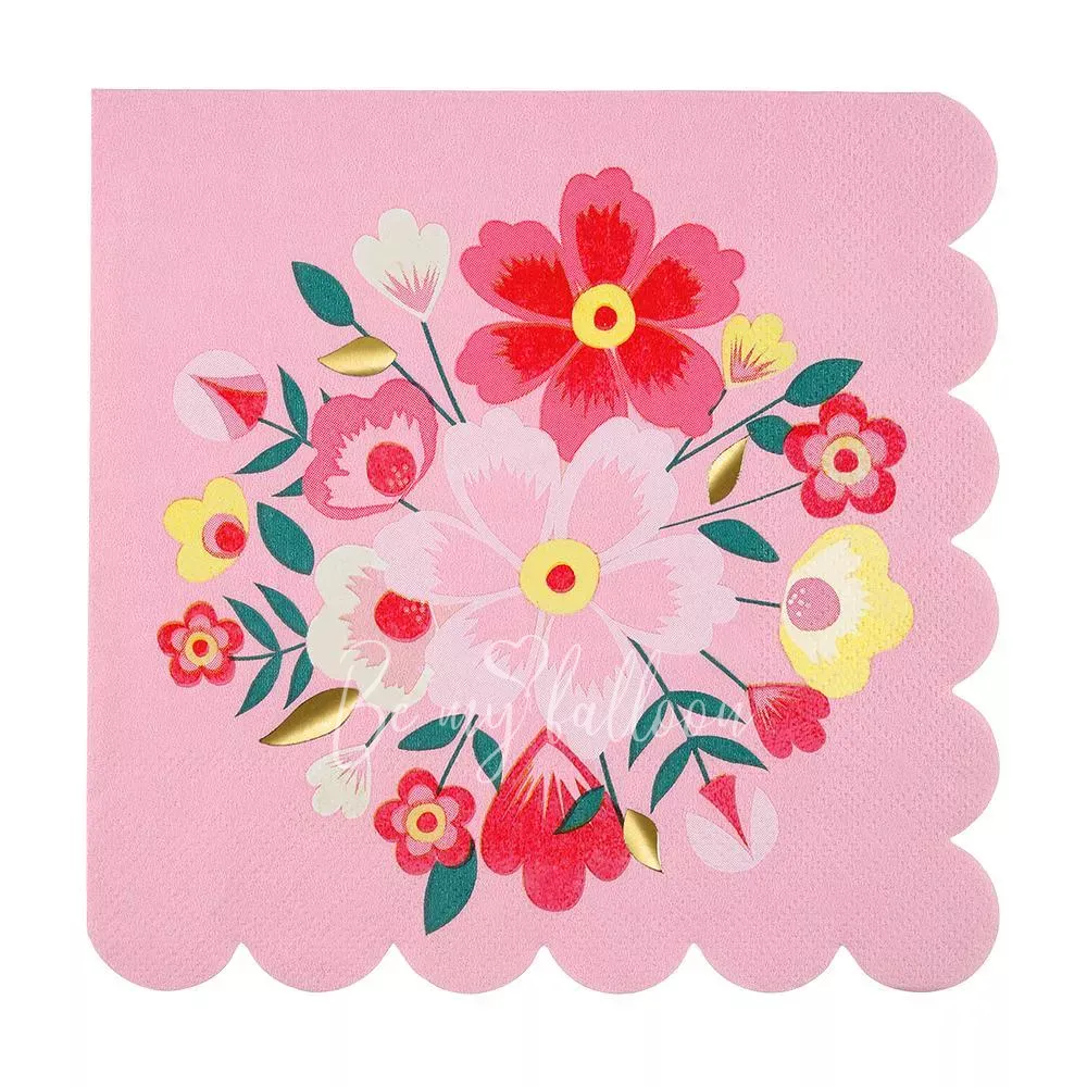 Bright Floral Napkins (large)