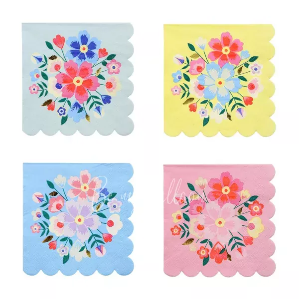 Bright Floral Napkins (small)