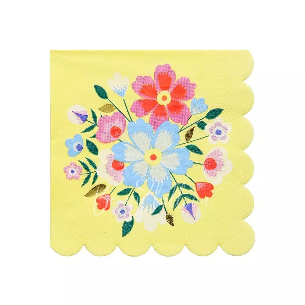Bright Floral Napkins (small)