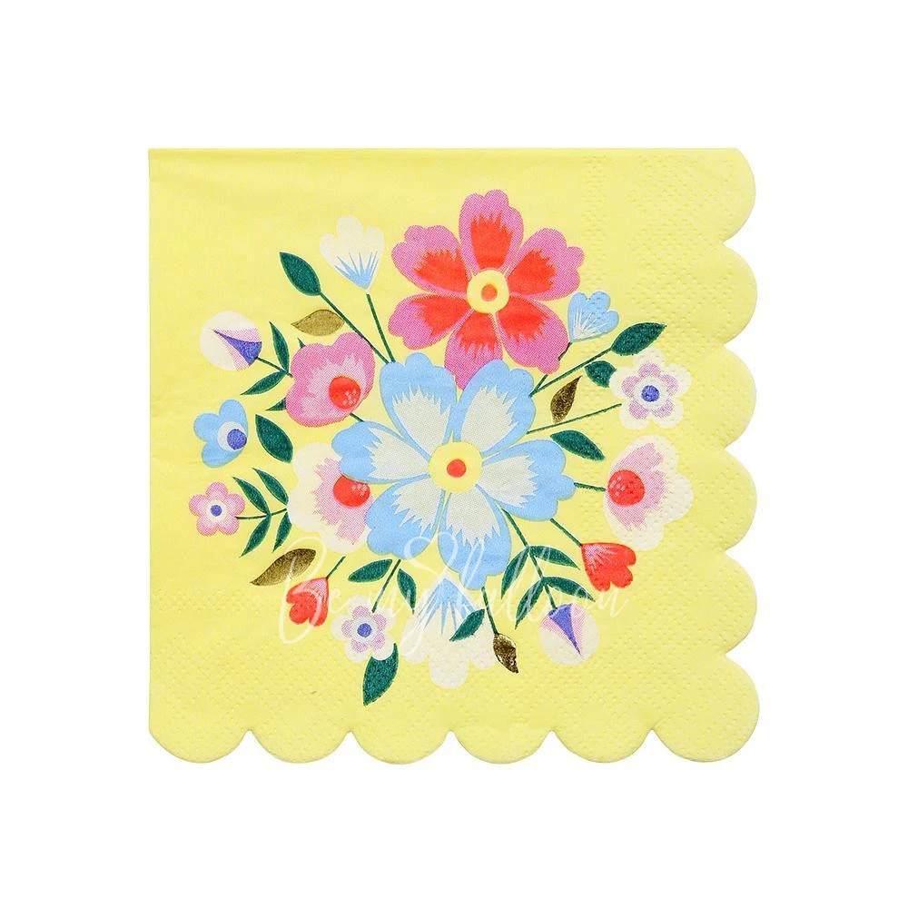 Bright Floral Napkins (small)