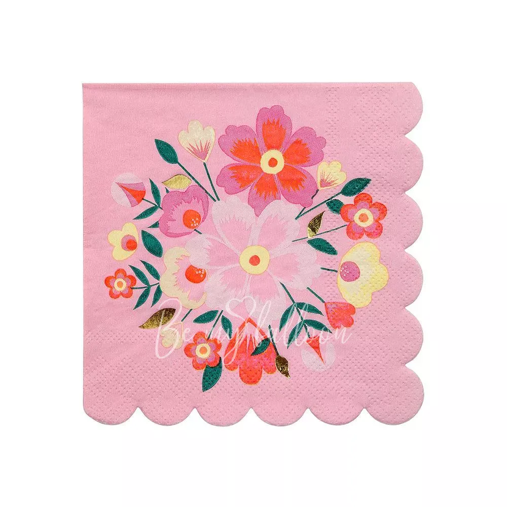 Bright Floral Napkins (small)